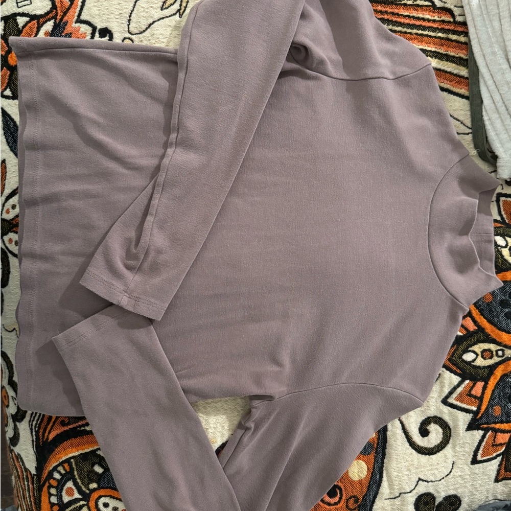 Long sleeve mock neck top